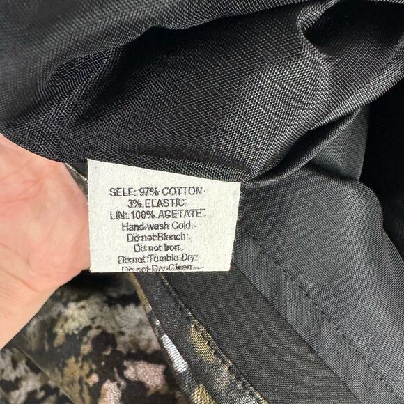 Voom by Joy Han Black Metallic Puff Sleeve Asymmetrical Neck Mini Cocktail Dress - Picture 7 of 8